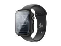 Protetor de tela de vidro AmazingThing Radix com capa para Apple Watch Series 11 46mm - Preto
