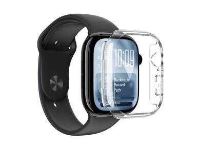 Funda protectora minimalista AmazingThing para Apple Watch Series 11 de 46 mm - Transparente Funda protectora minimalista AmazingThing para Apple Watch Series 11 de 46 mm - Transparente