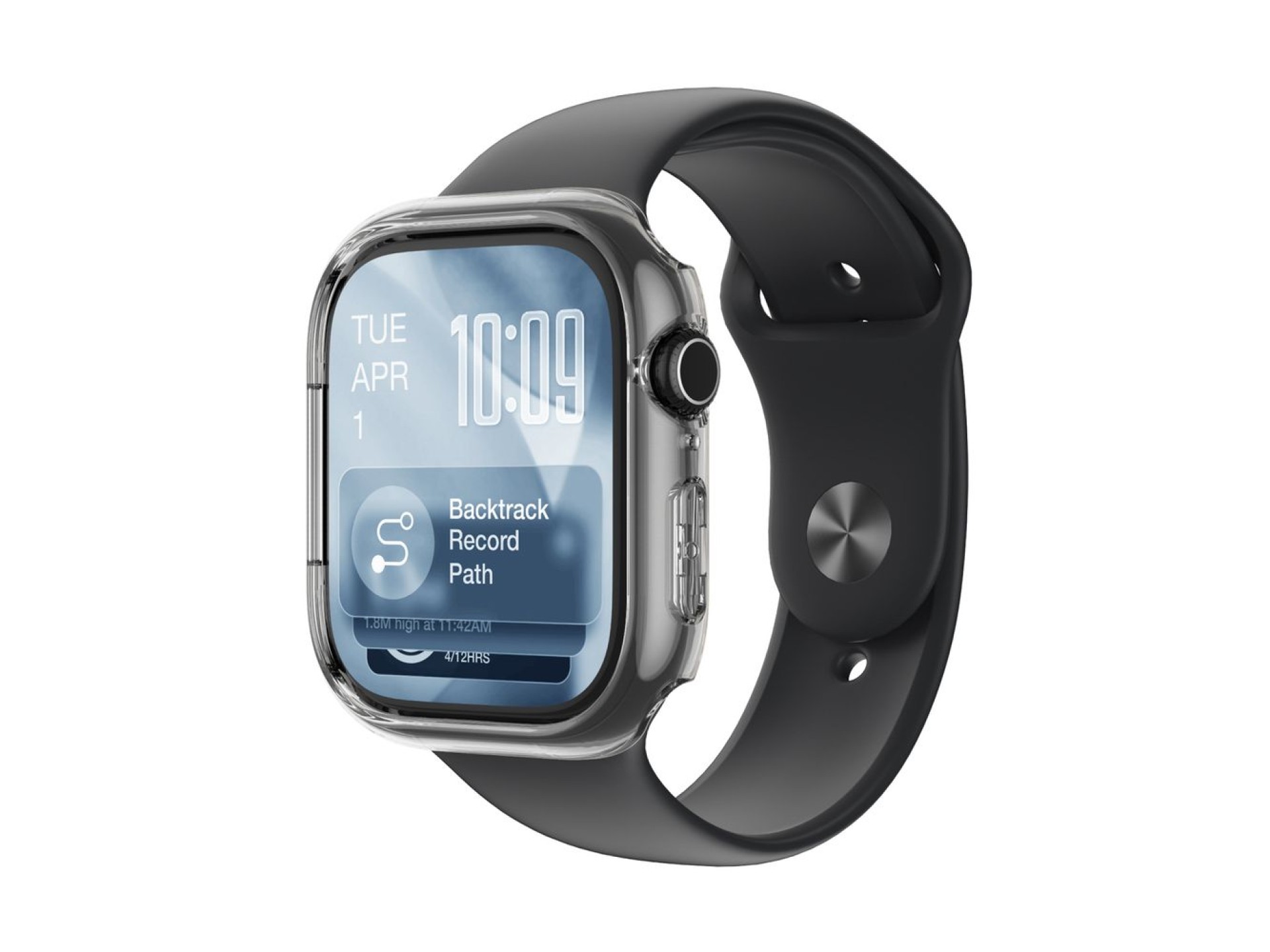 Capa protetora minimalista AmazingThing para Apple Watch Series 11 46mm - Transparente