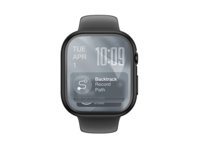 Protetor de tela de vidro AmazingThing Radix com capa para Apple Watch Series 11 46mm - Preto