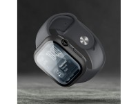 Protetor de tela de vidro AmazingThing Radix com capa para Apple Watch Series 11 46mm - Preto