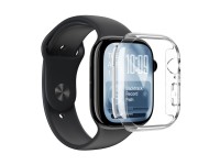 Capa protetora minimalista AmazingThing para Apple Watch Series 11 46mm - Transparente Capa protetora minimalista AmazingThing para Apple Watch Series 11 46mm - Transparente