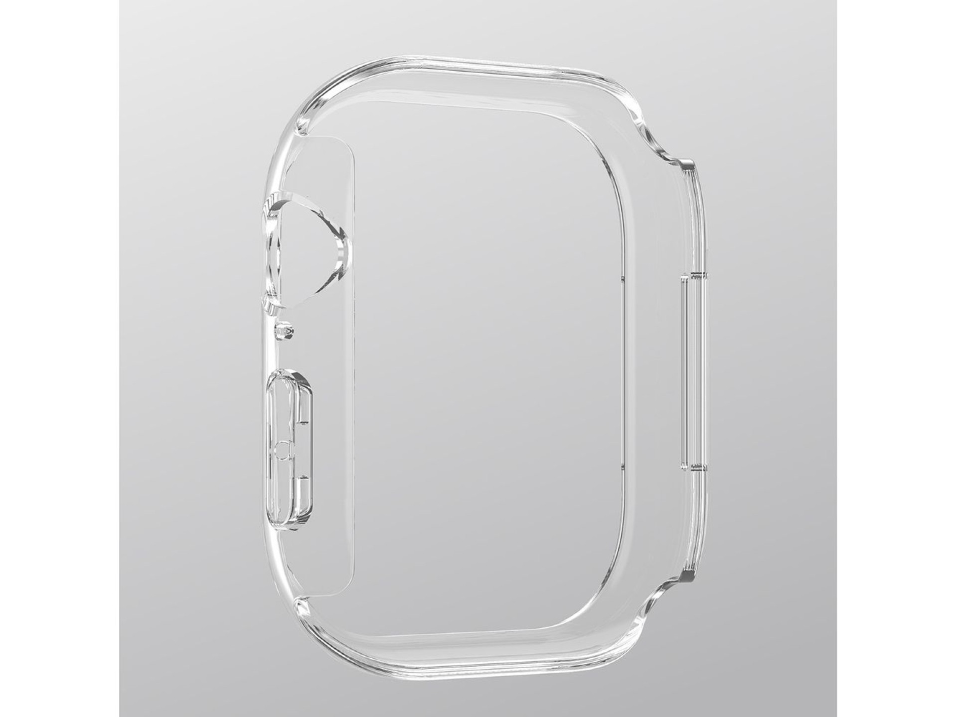 Capa protetora minimalista AmazingThing para Apple Watch Series 11 46mm - Transparente