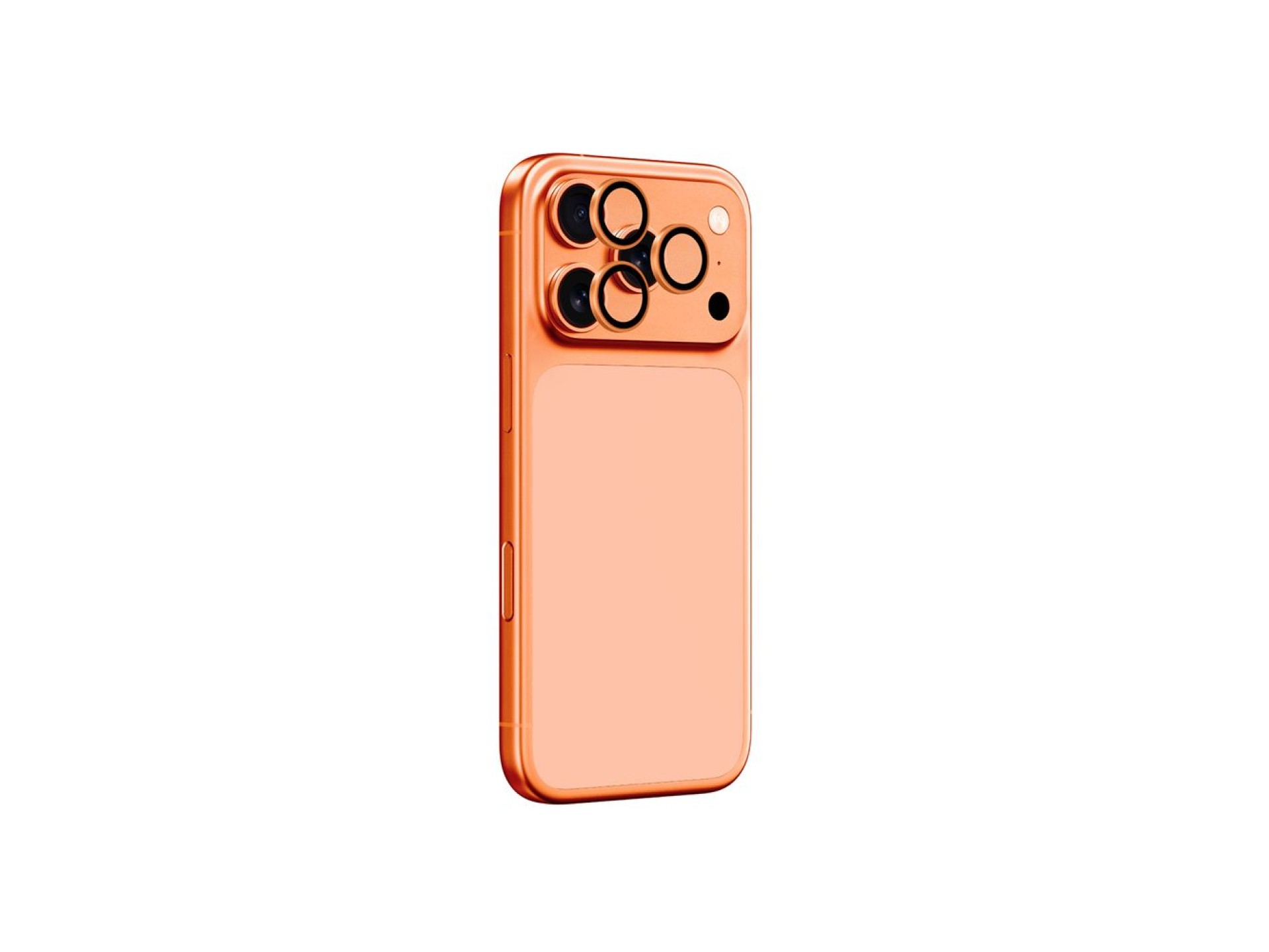 Lente de cristal AmazingThing para iPhone 17 Pro / Pro Max - con marco naranja