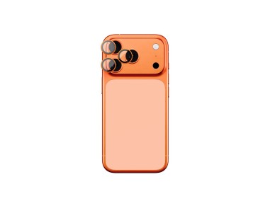 AmazingThing Lens Glass for iPhone 17 Pro / Pro Max - with Orange Frame AmazingThing Lens Glass for iPhone 17 Pro / Pro Max - with Orange Frame