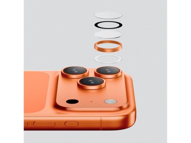 AmazingThing Lens Glass for iPhone 17 Pro / Pro Max - with Orange Frame AmazingThing Lens Glass for iPhone 17 Pro / Pro Max - with Orange Frame