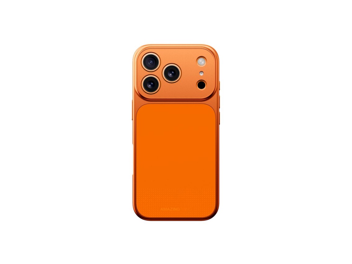 Capa AmazingThing Minimal Mag Full Cover para iPhone 17 Pro - Laranja