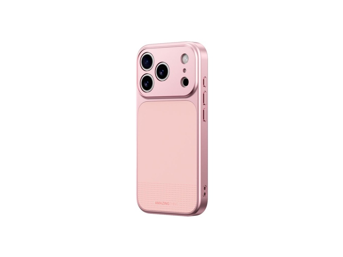 Funda AmazingThing Minimal Mag Full Cover para iPhone 17 Pro Max - Rosa
