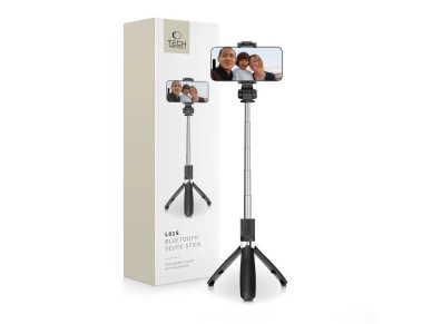 Tech-Protect L01S Bluetooth Selfie Stick with Tripod up to 70cm - Black Tech-Protect L01S Bluetooth Selfie Stick with Tripod up to 70cm - Black