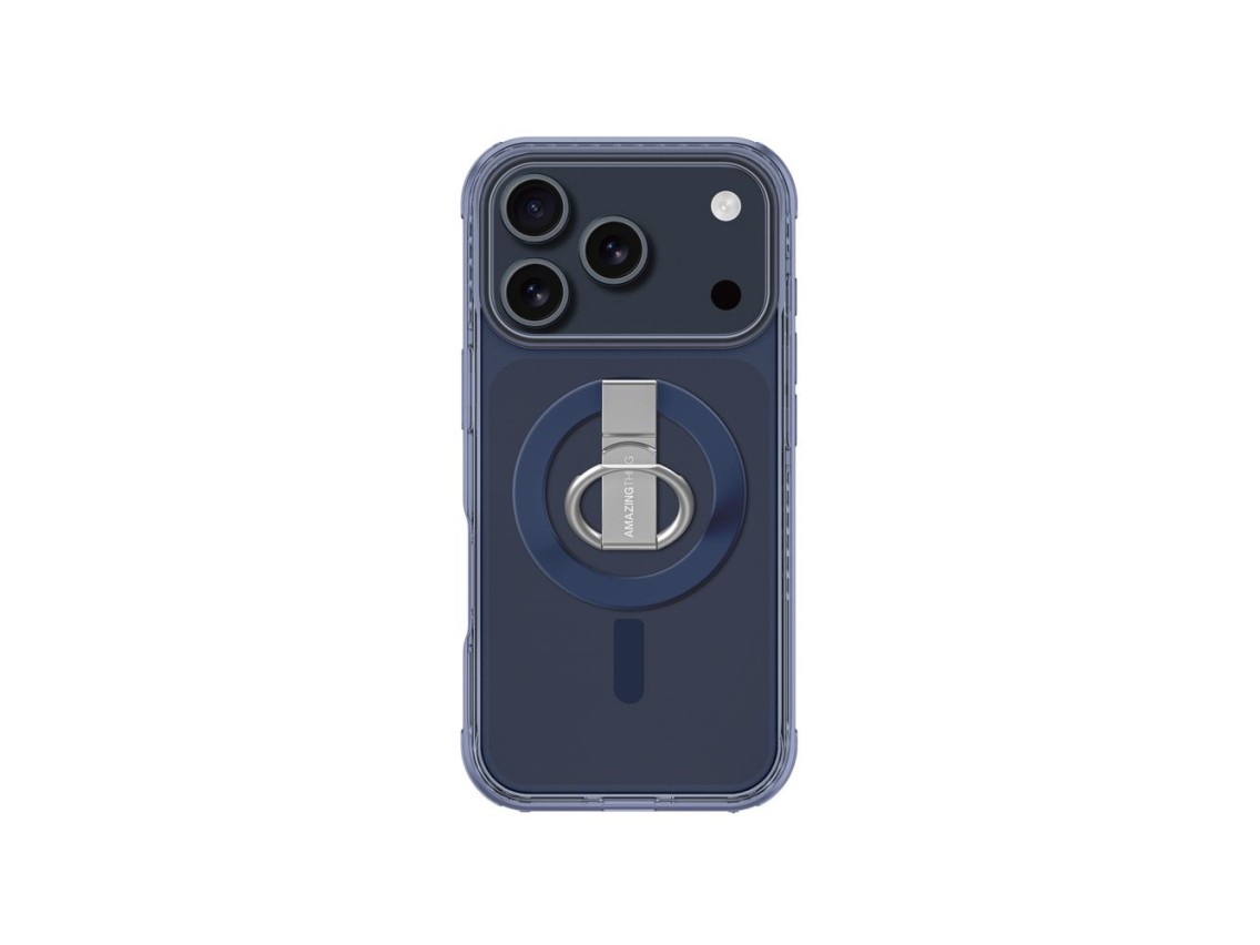 Funda AmazingThing Titan Pro Grip Ring Set para iPhone 17 Pro compatible con MagSafe - Azul