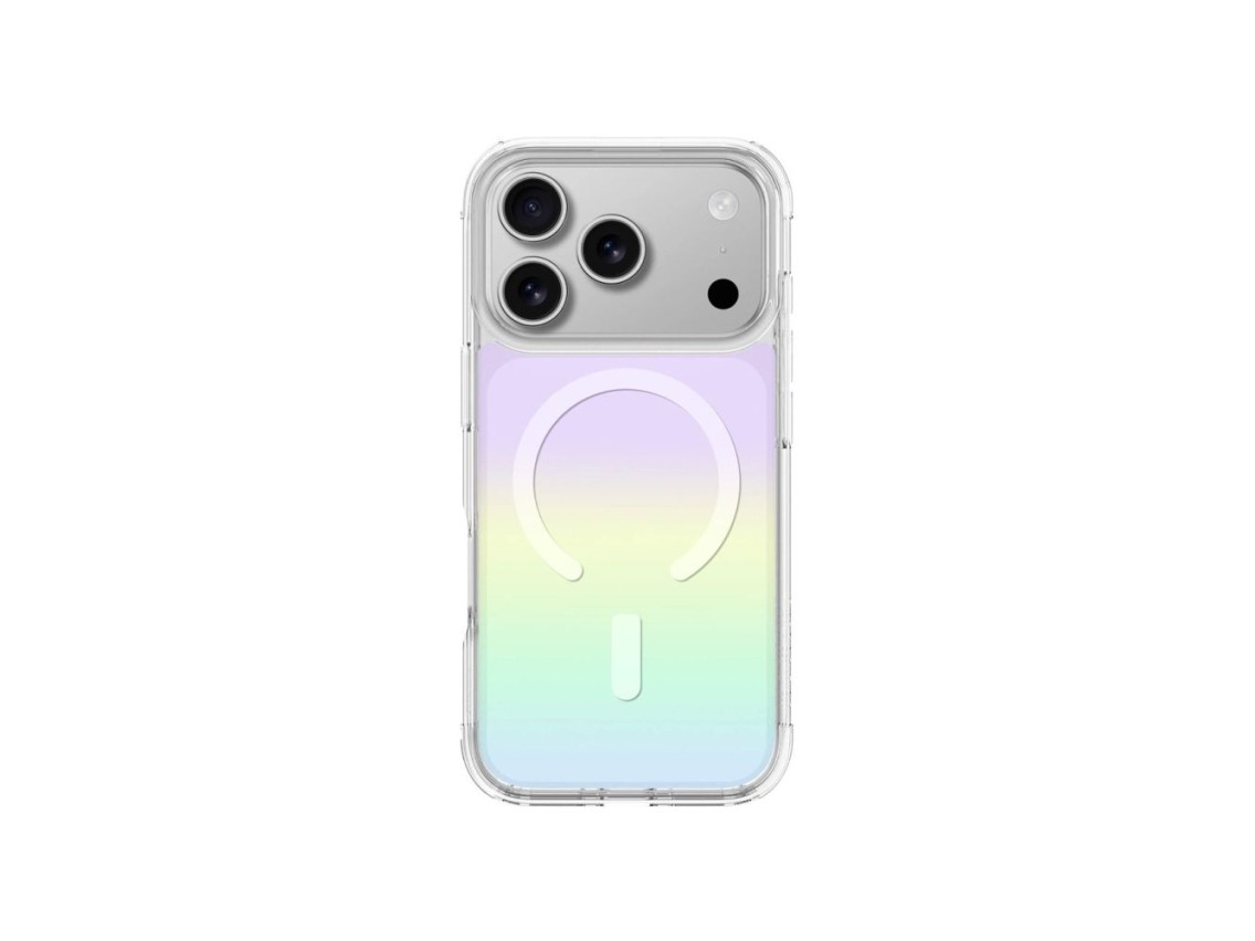 Capa AmazingThing Minimal Mag para iPhone 17 Pro compat�vel com MagSafe arco-�ris - multicolorida