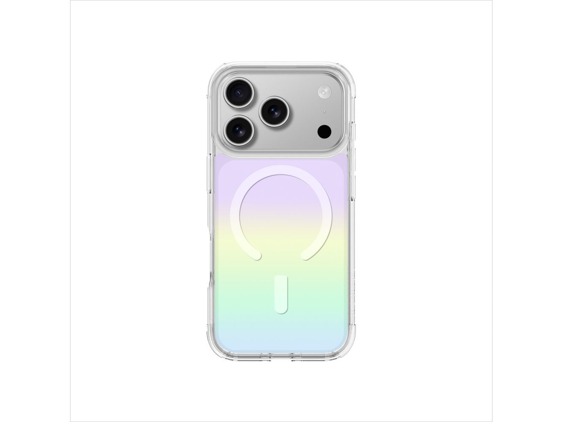 Capa AmazingThing Minimal Mag para iPhone 17 Pro compatível com MagSafe arco-íris - multicolorida