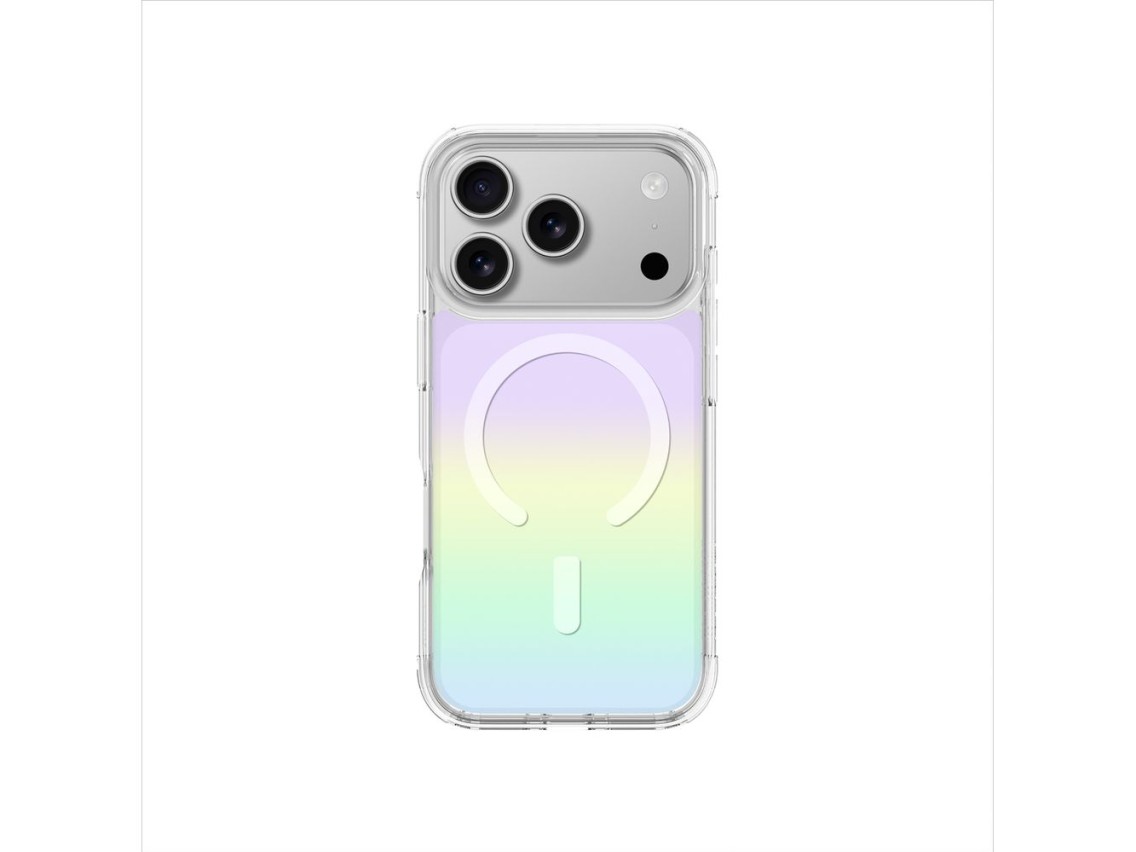 Capa AmazingThing Minimal Mag para iPhone 17 Pro compat�vel com MagSafe arco-�ris - multicolorida