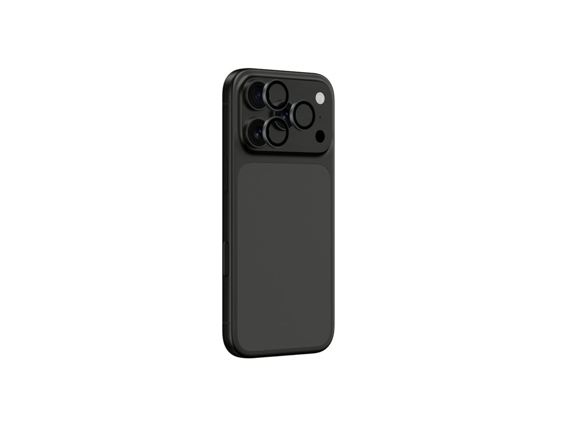Lente de vidro AmazingThing para iPhone 17 Pro/Pro Max com moldura de alumínio cinza.