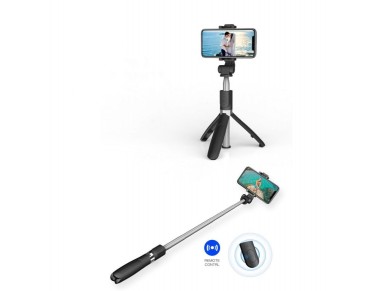 Tech-Protect L01S Bluetooth Selfie Stick with Tripod up to 70cm - Black Tech-Protect L01S Bluetooth Selfie Stick with Tripod up to 70cm - Black