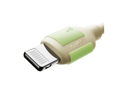 Joyroom S-A53 3A USB-A Cable - Lightning with Fluorescent Tip 2m - Beige