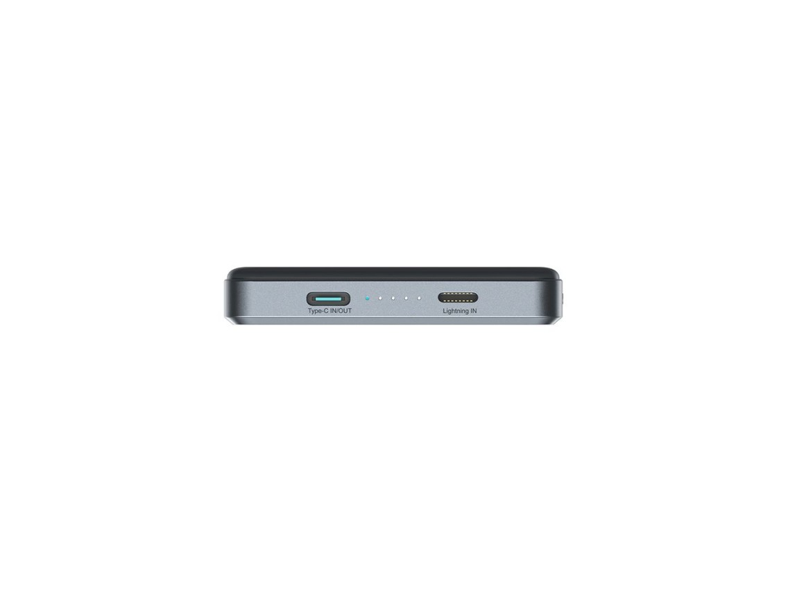 Batería externa ultradelgada Joyroom JR-PBM08 Pro de 10000 mAh - Gris