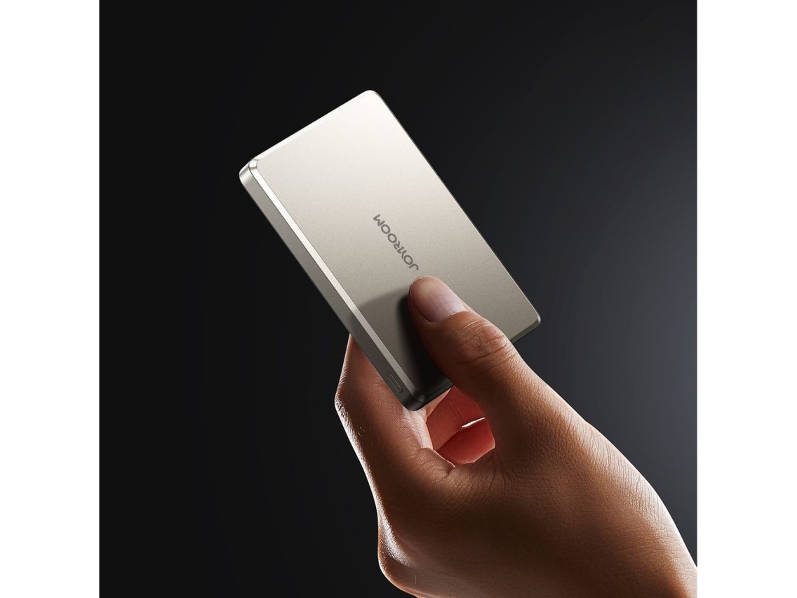 Batería externa ultradelgada Joyroom JR-PBM08 Pro de 10000 mAh - Titanio
