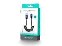 Cable espiral USB-A - USB-C Joyroom S-A43 Crystal-Clear Series de 3 A, 1,5 m, negro Cable espiral USB-A - USB-C Joyroom S-A43 Crystal-Clear Series de 3 A, 1,5 m, negro