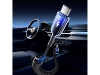 Cable espiral USB-A - USB-C Joyroom S-A43 Crystal-Clear Series de 3 A, 1,5 m, negro Cable espiral USB-A - USB-C Joyroom S-A43 Crystal-Clear Series de 3 A, 1,5 m, negro