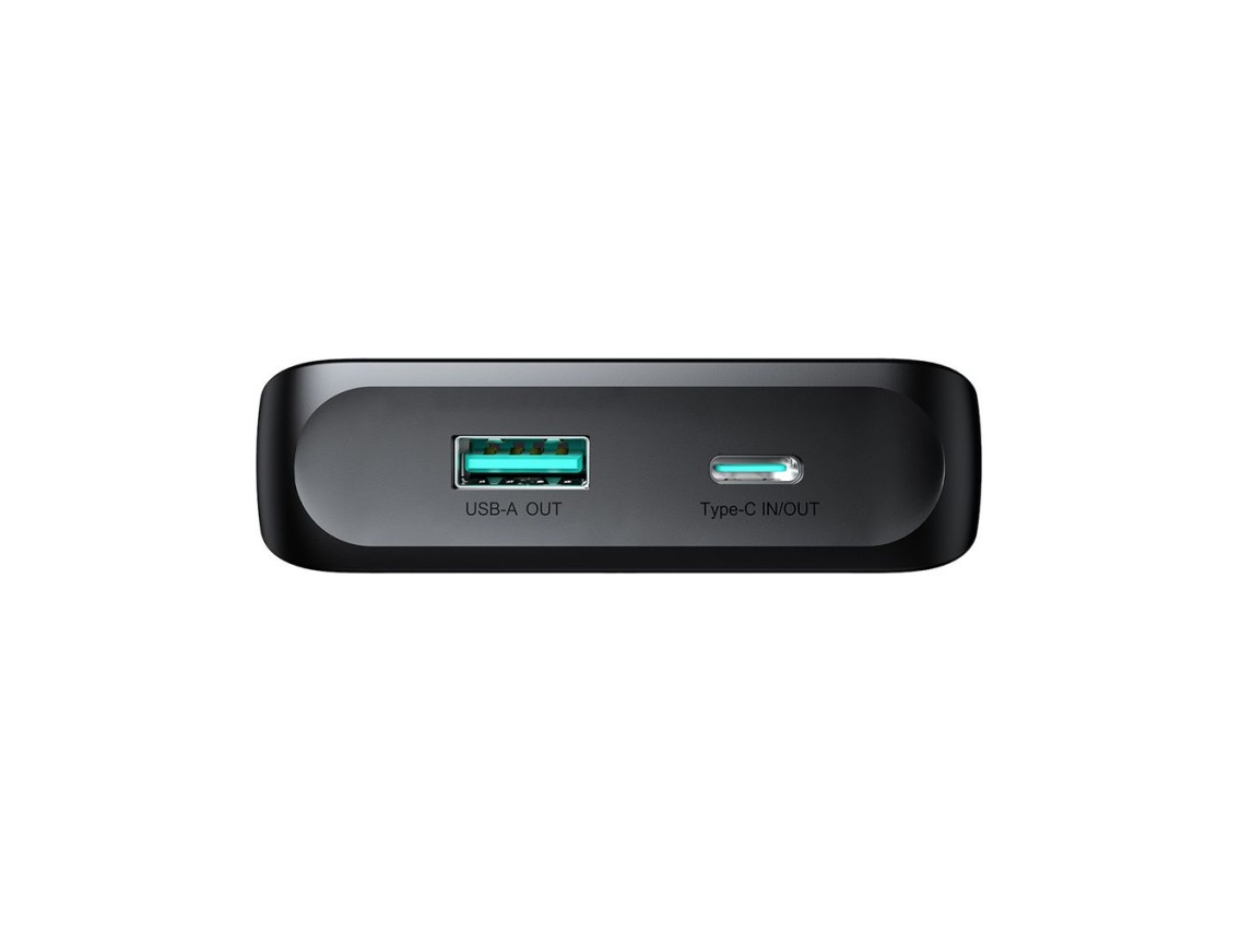 Joyroom JR-PBF19 Powerbank de 22,5 W e 10000 mAh com dois cabos integrados - Preto