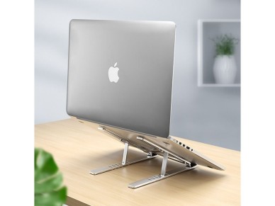 Suporte universal para laptop Tech-Protect Alustand - Cinza escuro