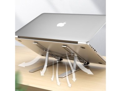 Suporte universal para laptop Tech-Protect Alustand - Cinza escuro