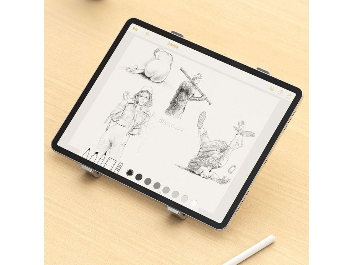Suporte universal para laptop Tech-Protect Alustand - Cinza escuro