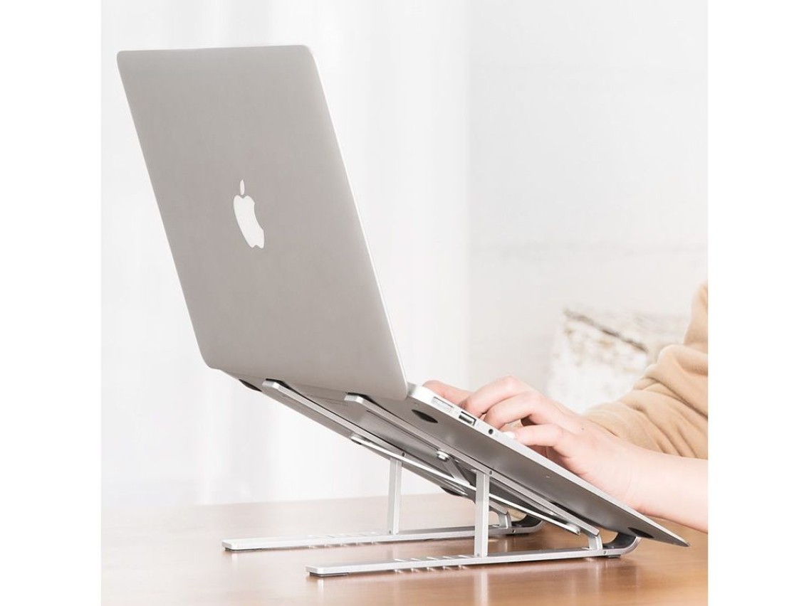 Suporte universal para laptop Tech-Protect Alustand - Cinza escuro