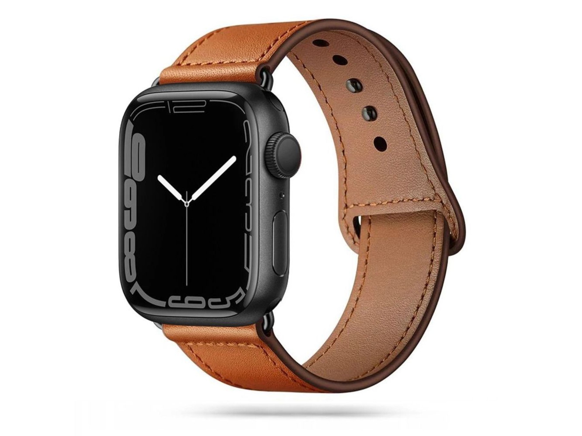 Pulseira Tech-Protect LeatherFit para Apple Watch 4 / 5 / 6 / 7 / 8 / 9 / SE / Ultra 1 / 2 (42/44/45