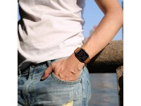 Pulseira Tech-Protect LeatherFit para Apple Watch 4 / 5 / 6 / 7 / 8 / 9 / SE / Ultra 1 / 2 (42/44/45 Pulseira Tech-Protect LeatherFit para Apple Watch 4 / 5 / 6 / 7 / 8 / 9 / SE / Ultra 1 / 2 (42/44/45