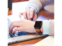 Pulseira Tech-Protect LeatherFit para Apple Watch 4 / 5 / 6 / 7 / 8 / 9 / SE / Ultra 1 / 2 (42/44/45 Pulseira Tech-Protect LeatherFit para Apple Watch 4 / 5 / 6 / 7 / 8 / 9 / SE / Ultra 1 / 2 (42/44/45