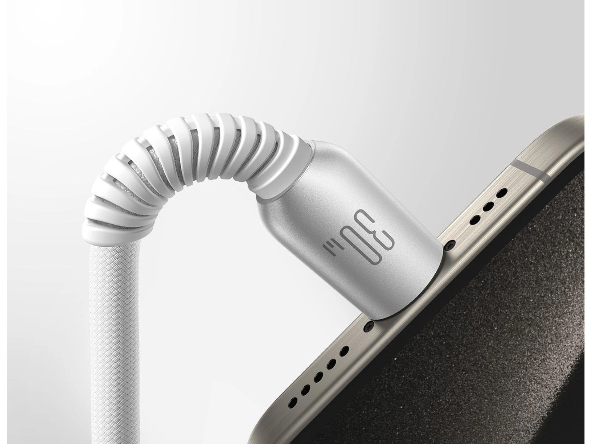 Joyroom S-A51 Cutting-Edge Series 30W USB-C - Lightning cable 1.2m - light gray
