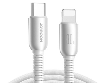 Joyroom S-A51 Cutting-Edge Series 30W USB-C - Lightning cable 1.2m - light gray Joyroom S-A51 Cutting-Edge Series 30W USB-C - Lightning cable 1.2m - light gray