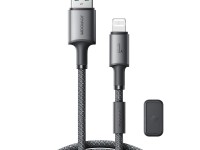 Joyroom S-A50 Unlimited Series 3A USB-A - Cabo Lightning com Organizador Magn�tico 1,2m - Cinza