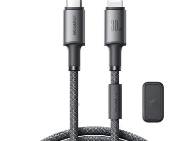 Joyroom S-A50 Unlimited Series Cabo USB-C para Lightning de 30 W com organizador magnético de 1,2 m Joyroom S-A50 Unlimited Series Cabo USB-C para Lightning de 30 W com organizador magnético de 1,2 m