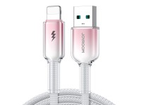 Joyroom S-A42 Crystal-Clear Series 3A USB-A - Lightning cable 1.2m - white