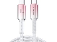 Joyroom S-A42 Crystal-Clear Series 60W USB-C - USB-C cable 1.2m - white Joyroom S-A42 Crystal-Clear Series 60W USB-C - USB-C cable 1.2m - white