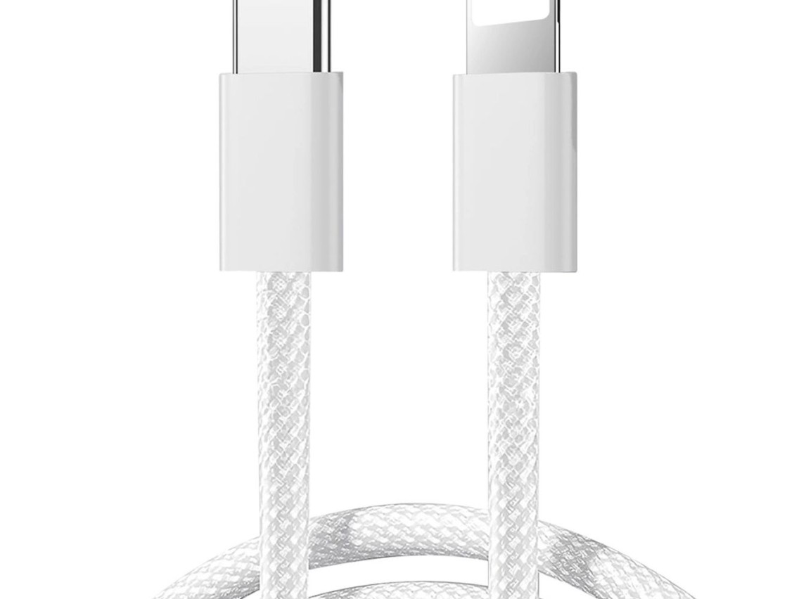 Joyroom S-A45 Ben Series 30W Cable (USB-C - Lightning) Braided 1m - White