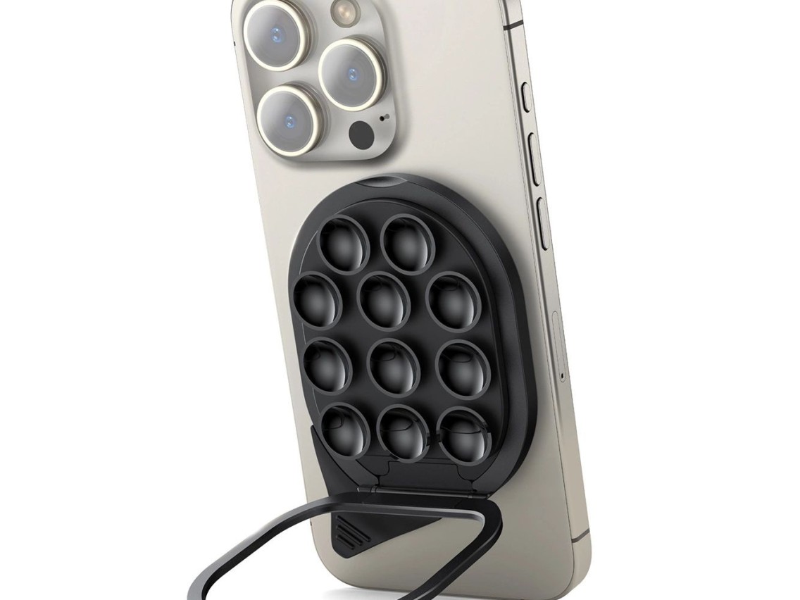 Soporte para smartphone Joyroom JR-ZS418 con base y ventosas con MagSafe - Negro