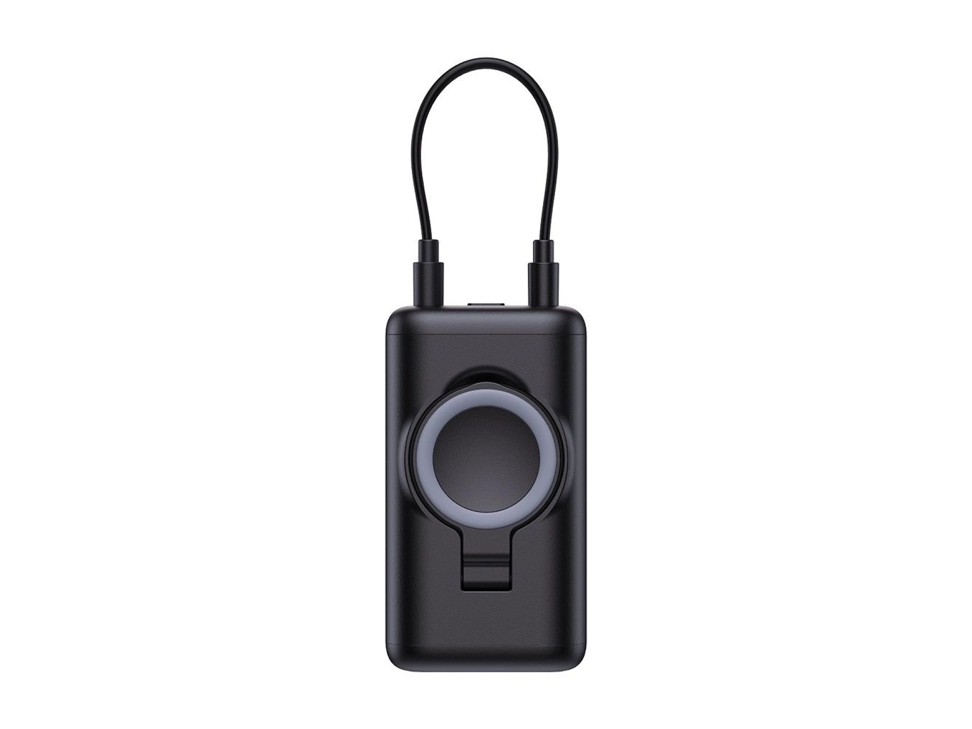 Joyroom JR-W13 Carregador Portátil Sem Fio de 5000mAh para Apple Watch + USB-C e Lightning – Preto