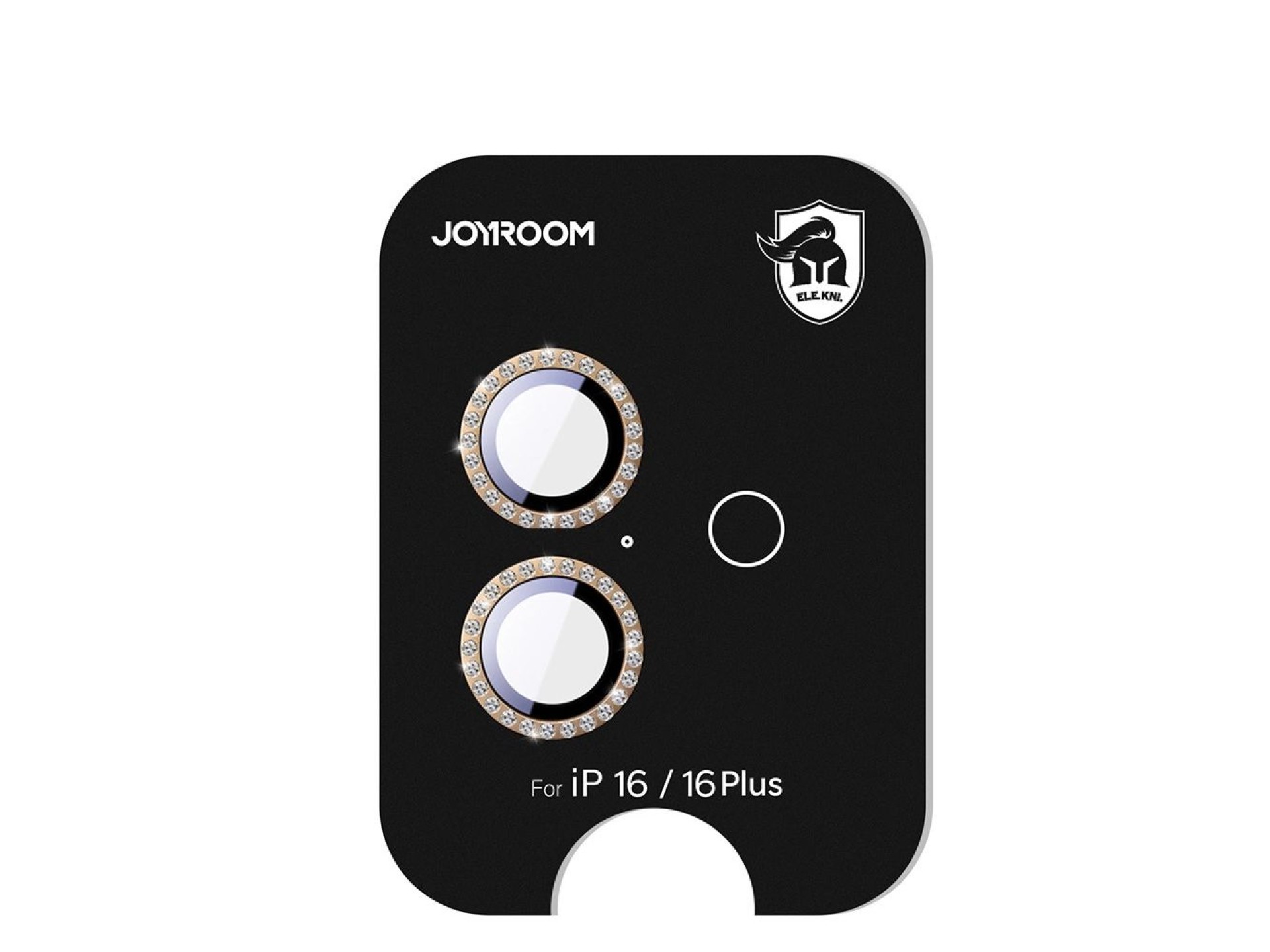 Protector de pantalla de cristal Joyroom JR-MSF0306 para lentes de iPhone 16 Pro/16 Pro Max - Marrón