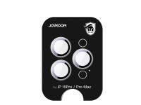Protector de pantalla de cristal Joyroom JR-MFY0254 para lentes de iPhone 15 Pro/15 Pro Max - Titani