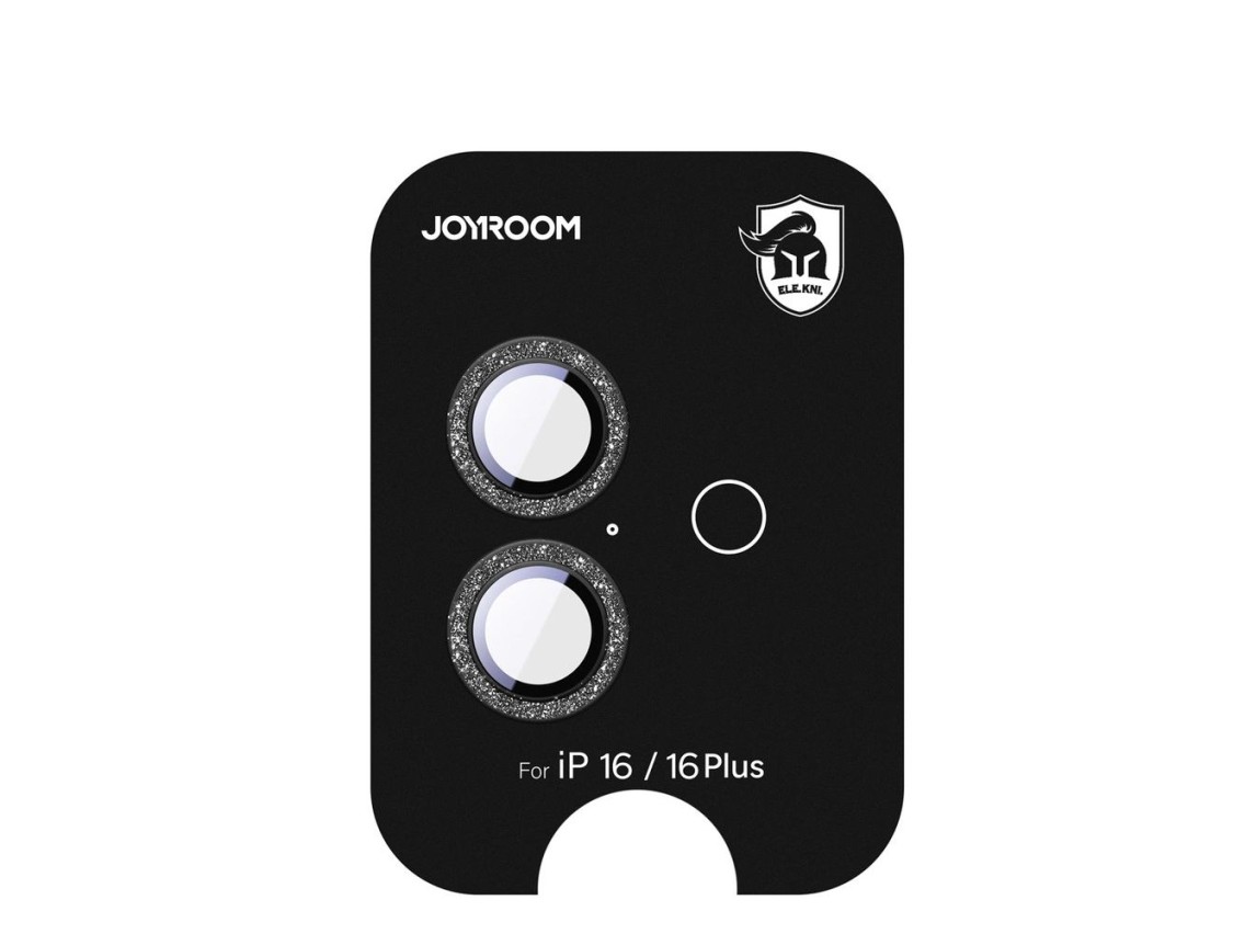 Protetor de tela de vidro Joyroom JR-MSF0298 para iPhone 16/16 Plus - Preto