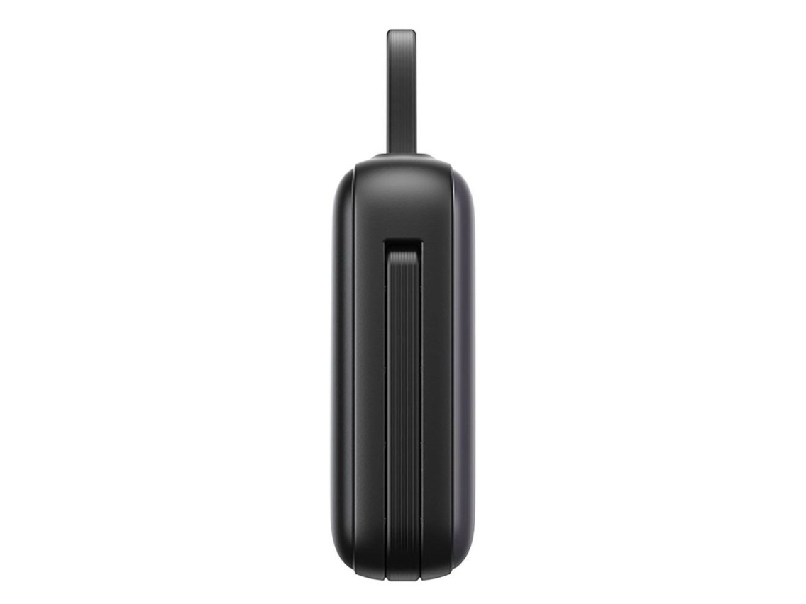 Joyroom JR-PBF27 Powerbank de 10000mAh e 22,5W com cabos USB-C e Lightning integrados - Preto