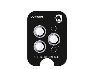 Joyroom JR-MSJ0307 Glass Screen Protector for iPhone 16 Pro/16 Pro Max Lenses - Black Joyroom JR-MSJ0307 Glass Screen Protector for iPhone 16 Pro/16 Pro Max Lenses - Black