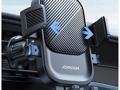 Joyroom JR-OK6 Car Phone Holder for Air Vent - Black Joyroom JR-OK6 Car Phone Holder for Air Vent - Black