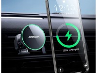 Joyroom JR-ZS412 holder with Qi2 15W charger, car, for air vent - black Joyroom JR-ZS412 holder with Qi2 15W charger, car, for air vent - black