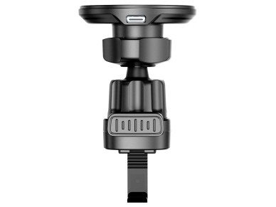 Joyroom JR-ZS412 holder with Qi2 15W charger, car, for air vent - black Joyroom JR-ZS412 holder with Qi2 15W charger, car, for air vent - black