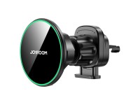 Joyroom JR-ZS412 holder with Qi2 15W charger, car, for air vent - black Joyroom JR-ZS412 holder with Qi2 15W charger, car, for air vent - black